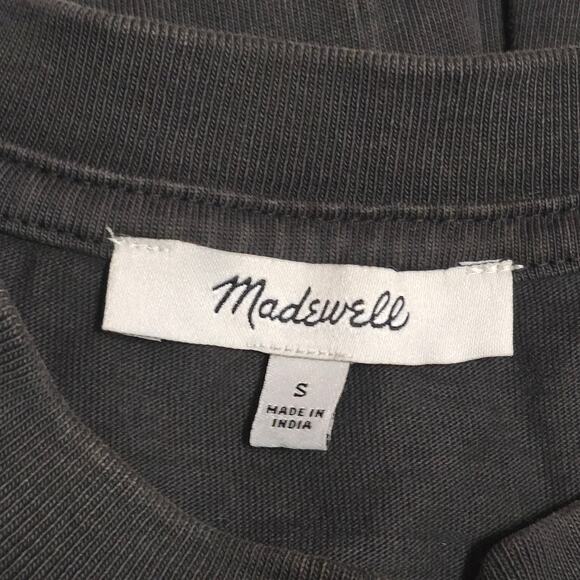 Madewell Men's The Vintage Tee in Almost Black Small - Picture 4 of 6